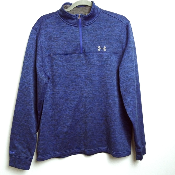 Under Armour Storm1 Men's Tech Long Sleeve Shirt Loose Fit LG/G Micro Fleece - Picture 4 of 12